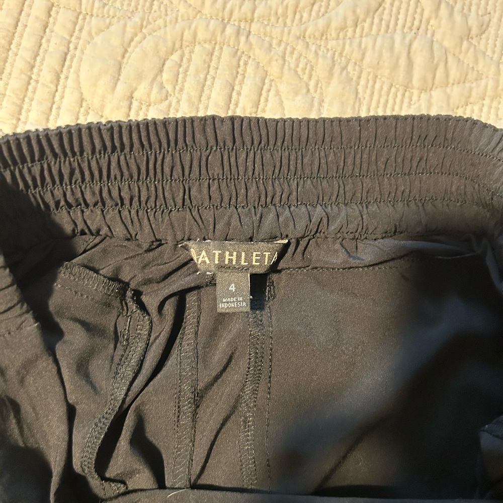Athleta joggers size 4 black